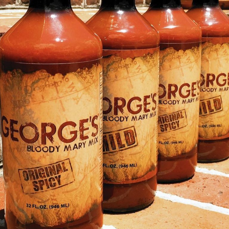 Selection of GEORGE’S® Bloody Mary Mix bottles