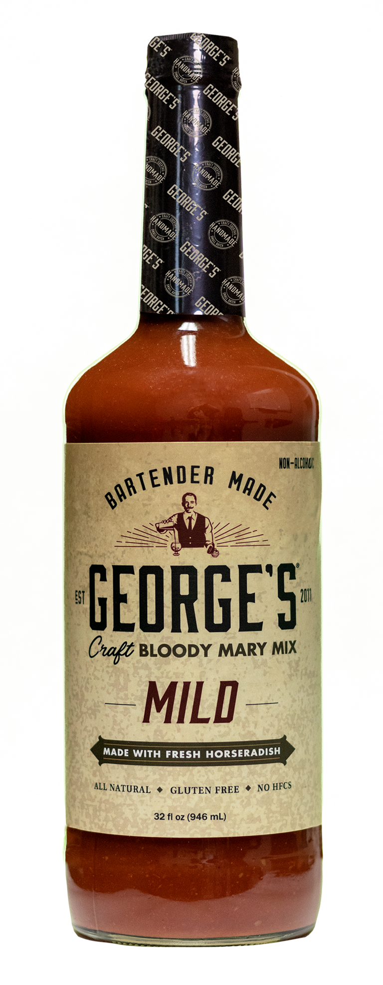 GEORGE'S® Mild Bloody Mary Mix 32 ounce bottle