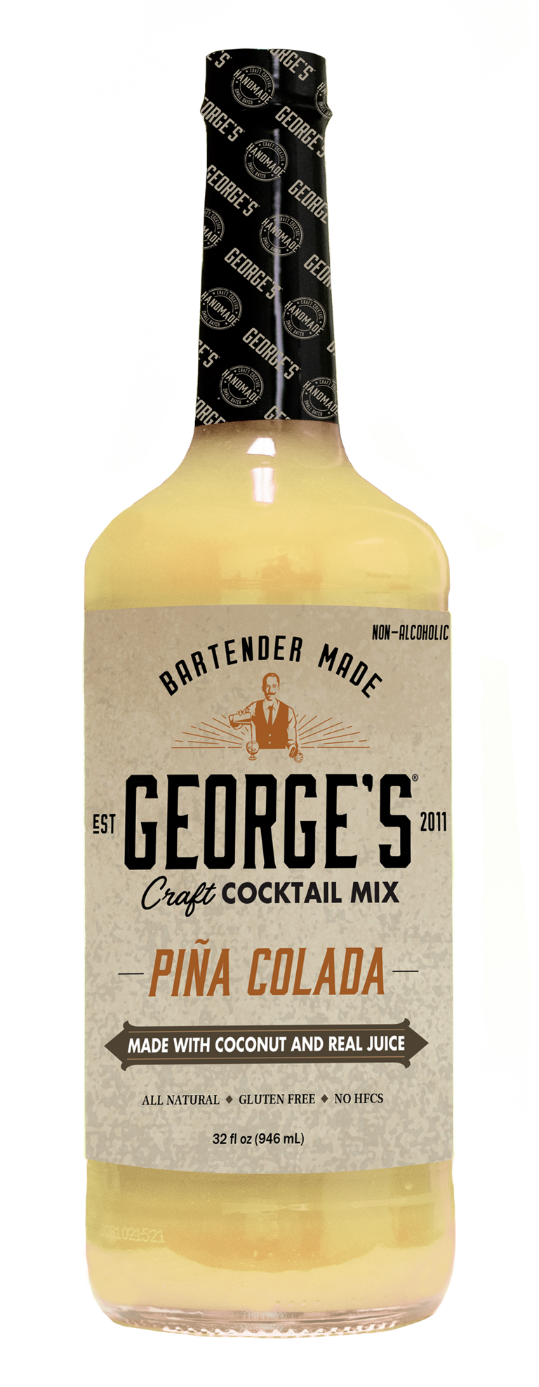 GEORGE'S® Piña Colada Mix 32 ounce bottle