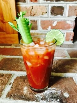 GEORGE’S® Bloody Molly served in a glass