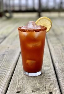 George's Mixes Red Eye Bloody Mary in a glass