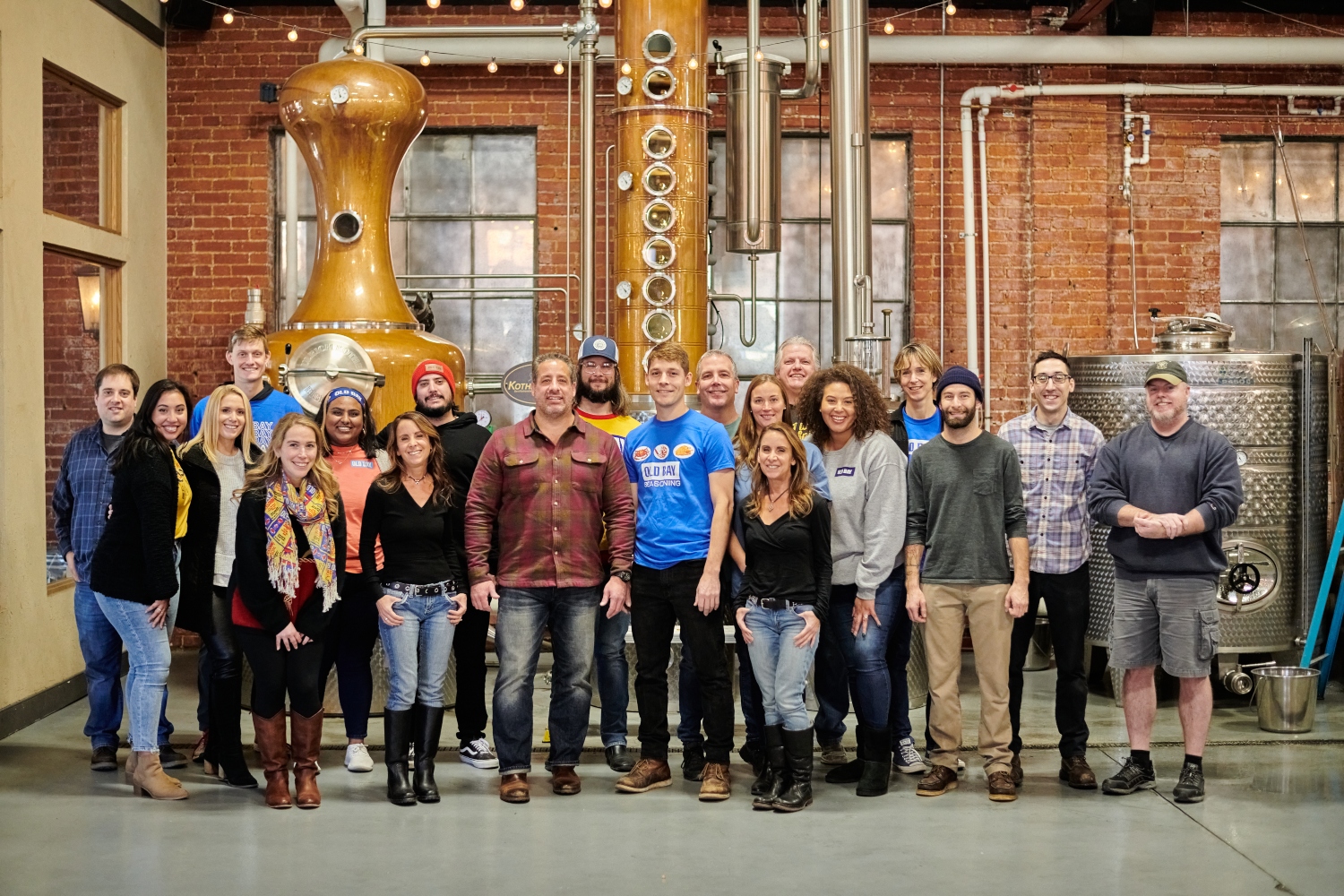 team members from McCormick Spice, McClintock Distilling, Georges Beverage Company