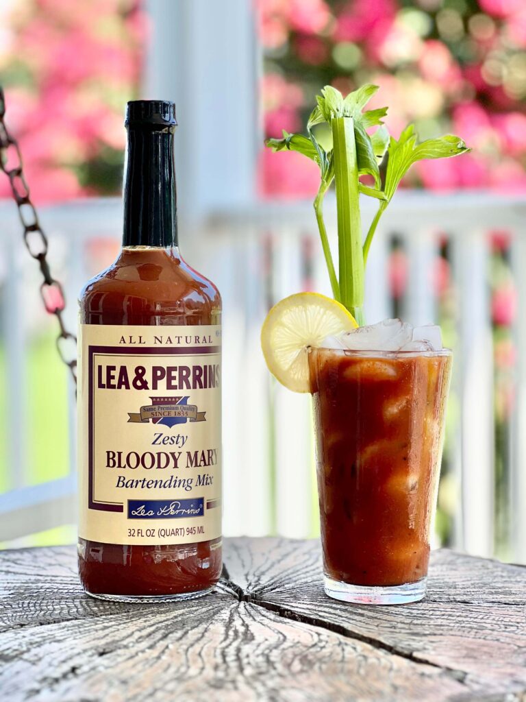 Lea & Perrins Bloody Mary Mix Bottle with Cocktail