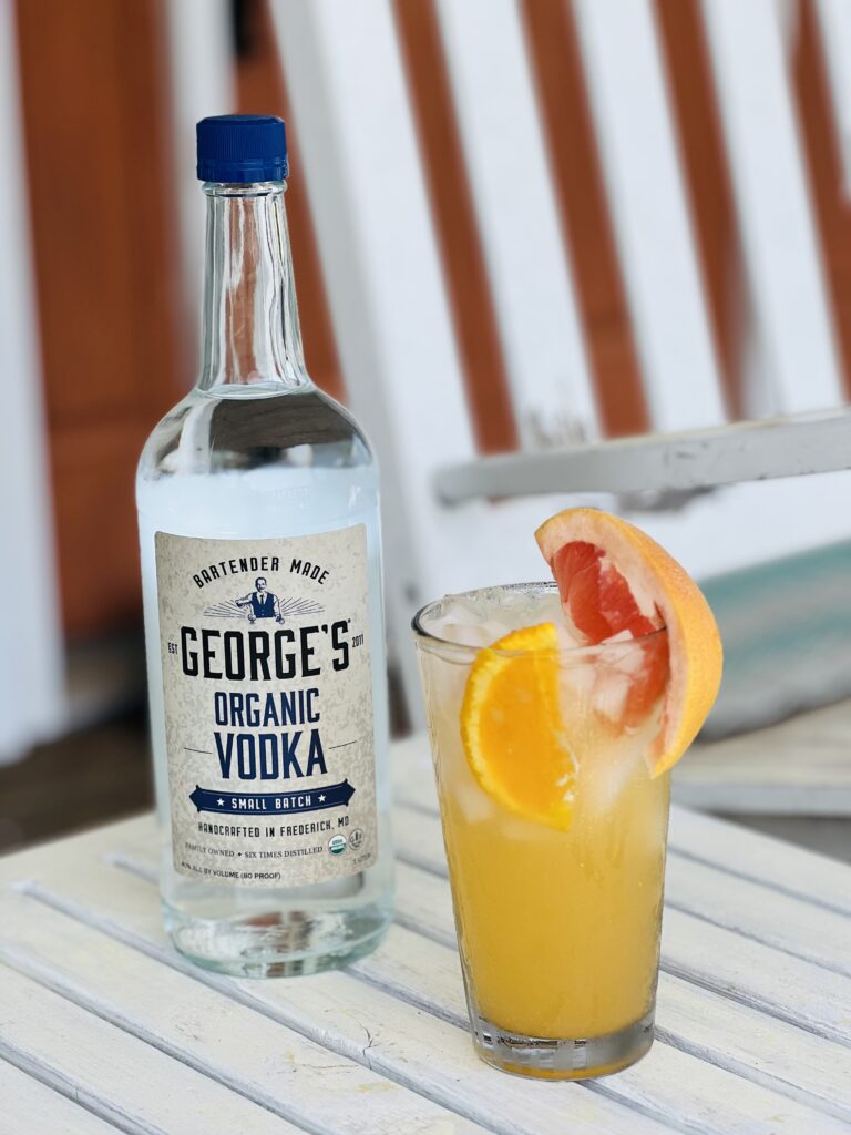 Maryland Crush recipe using George's Organic cocktail