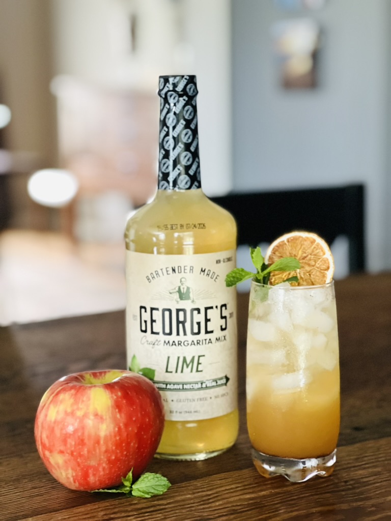 Apple Ginger Fizz Mocktail recipe