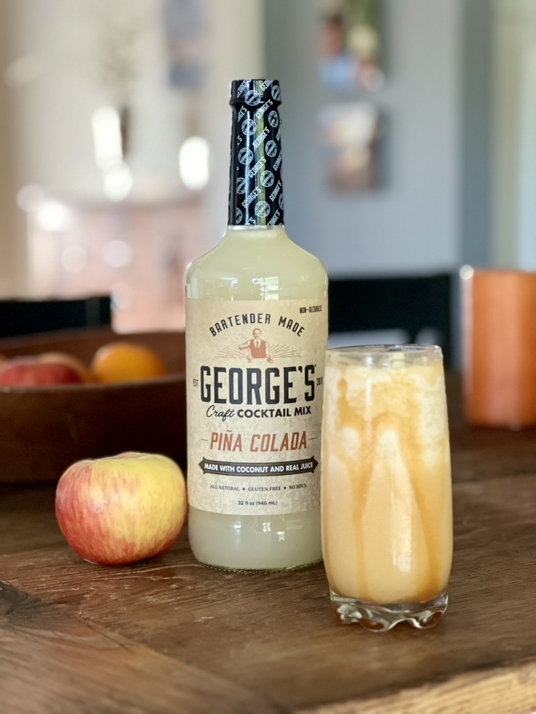 Caramel Apple Cider Colada Cocktail recipe